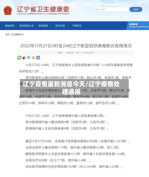 辽宁疫情最新消息今天/辽宁疫情处理通报