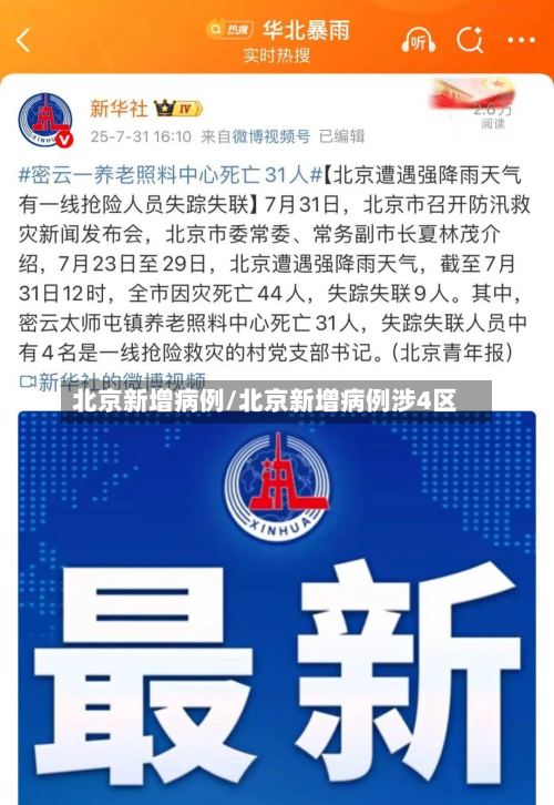 北京新增病例/北京新增病例涉4区-第2张图片