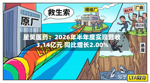 星昊医药:2026年半年度实现营收3.14亿元 同比增长2.00%-第2张图片