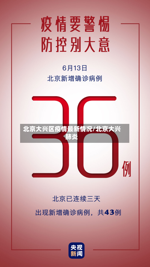 北京大兴区疫情最新情况/北京大兴肺炎-第2张图片