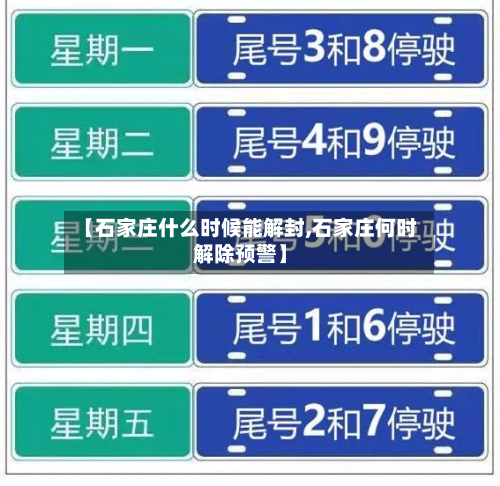 【石家庄什么时候能解封,石家庄何时解除预警】