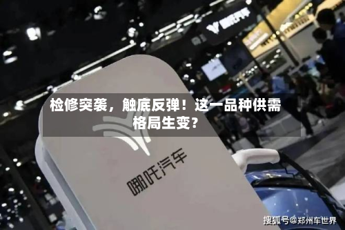 检修突袭	，触底反弹！这一品种供需格局生变？-第1张图片
