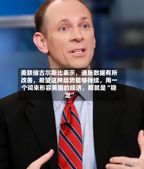 美联储古尔斯比表示	，通胀数据有所改善，希望这种趋势能够持续，用一个词来形容美国的经济	，那就是“稳定	”-第2张图片