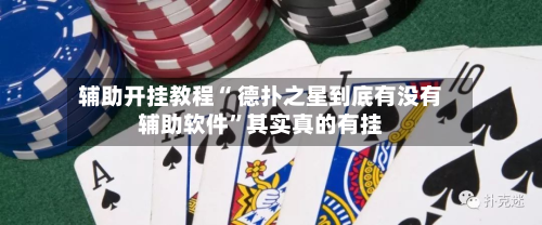 辅助开挂教程“ 德扑之星到底有没有辅助软件”其实真的有挂-第3张图片