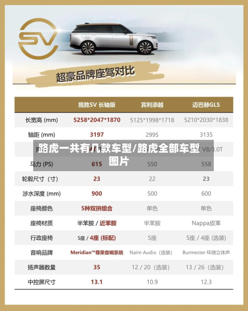 路虎一共有几款车型/路虎全部车型图片-第2张图片