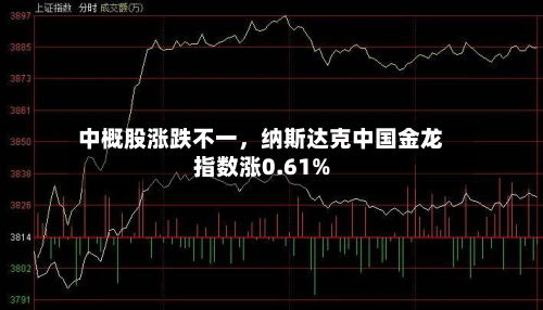 中概股涨跌不一，纳斯达克中国金龙指数涨0.61%