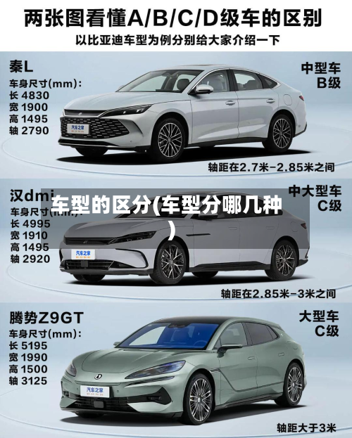车型的区分(车型分哪几种)