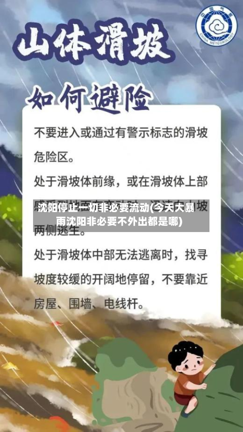 沈阳停止一切非必要流动(今天大暴雨沈阳非必要不外出都是哪)