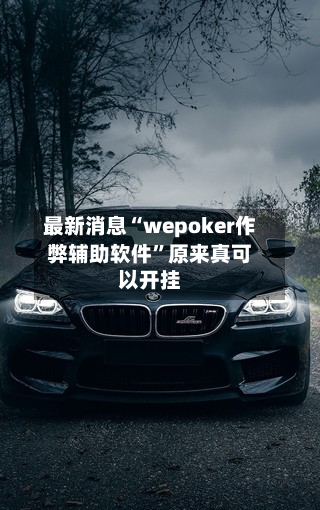 最新消息“wepoker作弊辅助软件”原来真可以开挂-第2张图片