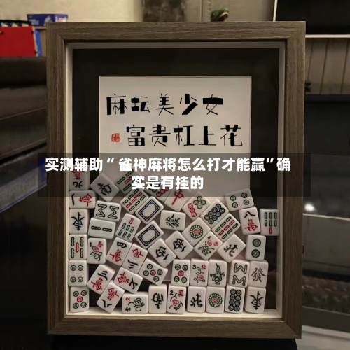 实测辅助“ 雀神麻将怎么打才能赢”确实是有挂的-第1张图片