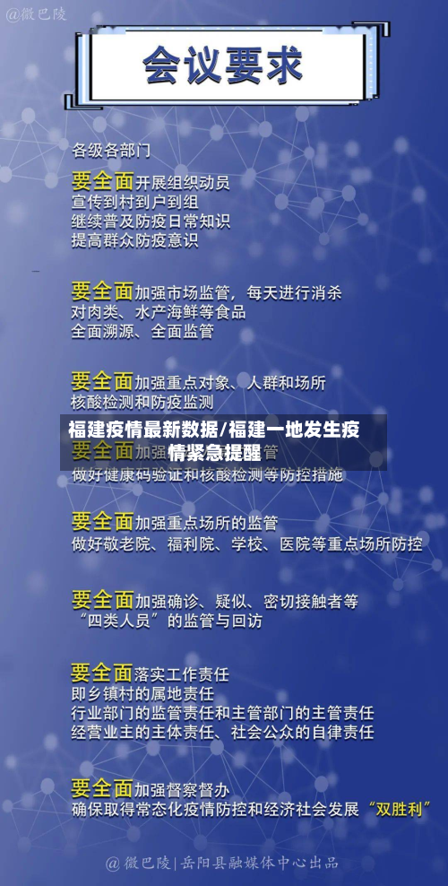 福建疫情最新数据/福建一地发生疫情紧急提醒-第3张图片