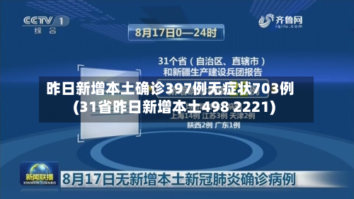 昨日新增本土确诊397例无症状703例(31省昨日新增本土498 2221)-第2张图片