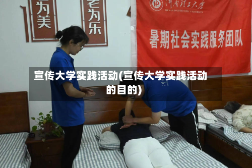 宣传大学实践活动(宣传大学实践活动的目的)