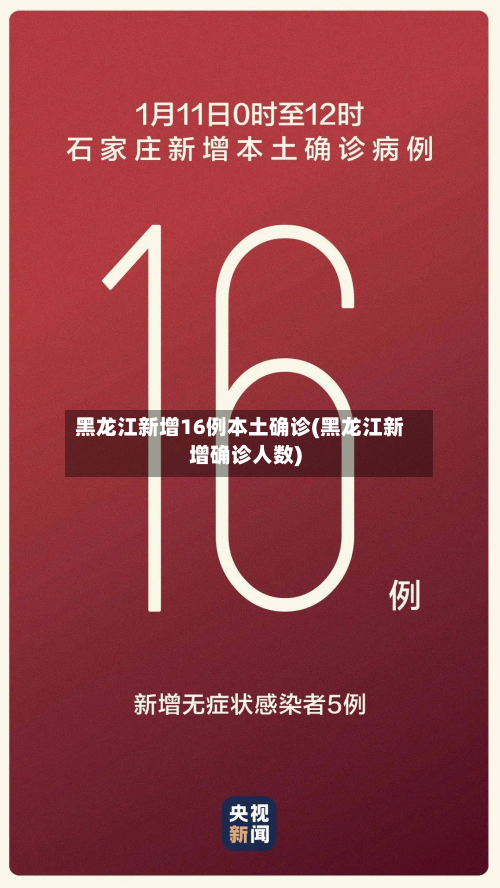 黑龙江新增16例本土确诊(黑龙江新增确诊人数)-第2张图片