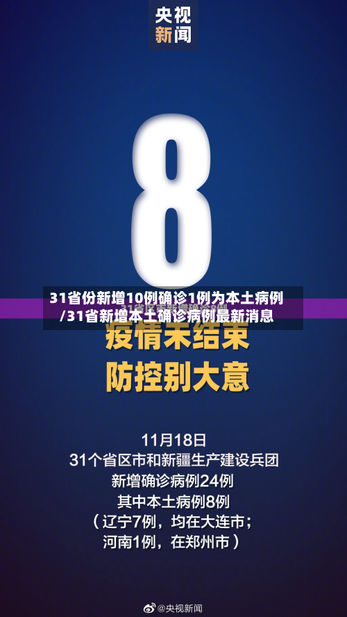 31省份新增10例确诊1例为本土病例/31省新增本土确诊病例最新消息