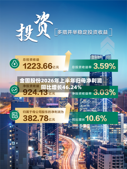 金固股份2026年上半年归母净利润同比增长46.24%-第1张图片