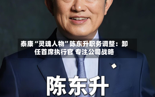 泰康“灵魂人物”陈东升职务调整：卸任首席执行官 专注公司战略-第2张图片