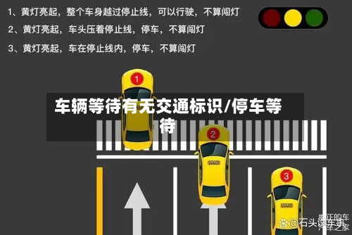 车辆等待有无交通标识/停车等待