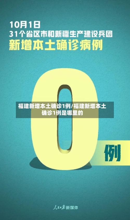 福建新增本土确诊1例/福建新增本土确诊1例是哪里的-第3张图片