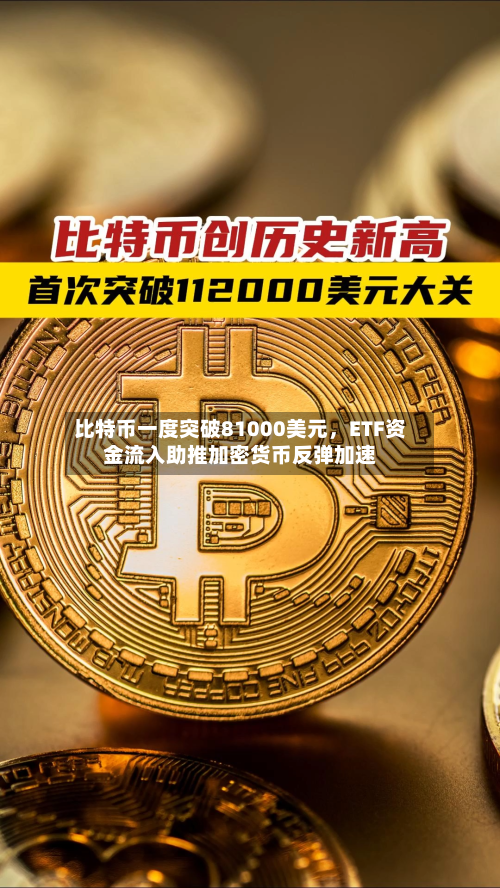 比特币一度突破81000美元，ETF资金流入助推加密货币反弹加速-第1张图片