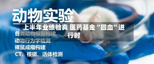 上半年业绩验真 医药基金“回血	”进行时-第2张图片