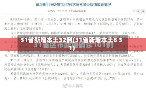 31省新增本土32例(31省新增本土8 31)-第2张图片