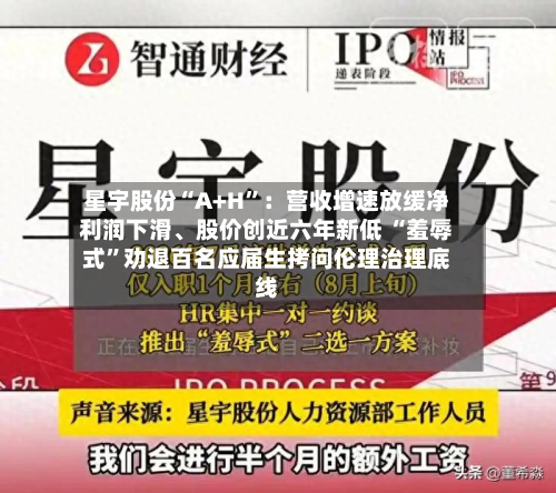 星宇股份“A+H”：营收增速放缓净利润下滑	、股价创近六年新低 “羞辱式”劝退百名应届生拷问伦理治理底线-第2张图片
