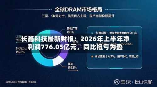 长鑫科技最新财报：2026年上半年净利润776.05亿元，同比扭亏为盈-第1张图片