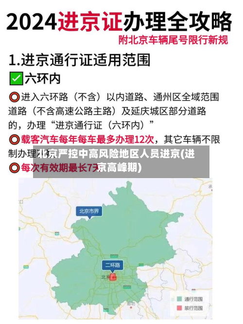 北京严控中高风险地区人员进京(进京高峰期)