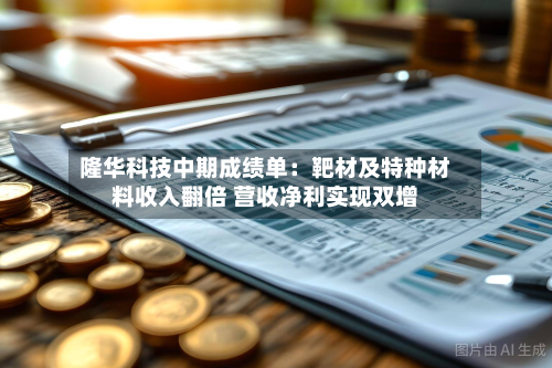 隆华科技中期成绩单：靶材及特种材料收入翻倍 营收净利实现双增