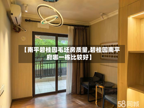 【南平碧桂园毛坯房质量,碧桂园南平府哪一栋比较好】