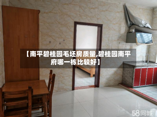 【南平碧桂园毛坯房质量,碧桂园南平府哪一栋比较好】-第2张图片