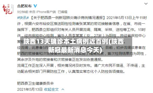 陕西13天确诊本土病例近百例(陕西新冠最新消息今天)-第2张图片