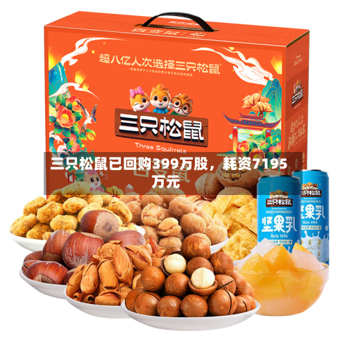 三只松鼠已回购399万股	，耗资7195万元-第2张图片