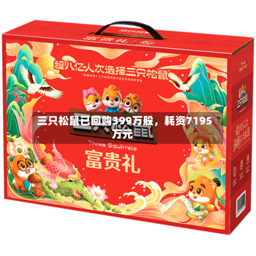 三只松鼠已回购399万股，耗资7195万元-第1张图片