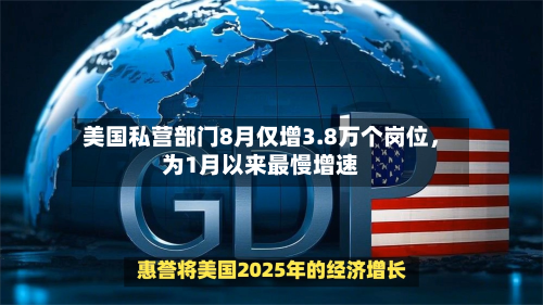 美国私营部门8月仅增3.8万个岗位，为1月以来最慢增速-第2张图片