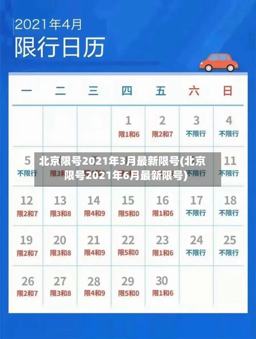 北京限号2021年3月最新限号(北京限号2021年6月最新限号)-第2张图片
