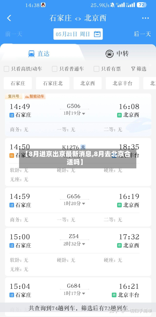 【8月进京出京最新消息,8月去北京合适吗】-第3张图片