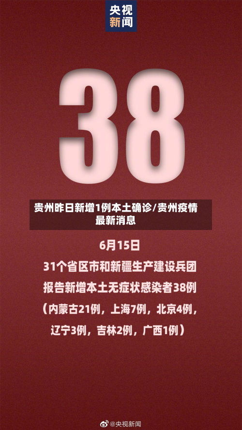 贵州昨日新增1例本土确诊/贵州疫情最新消息-第3张图片