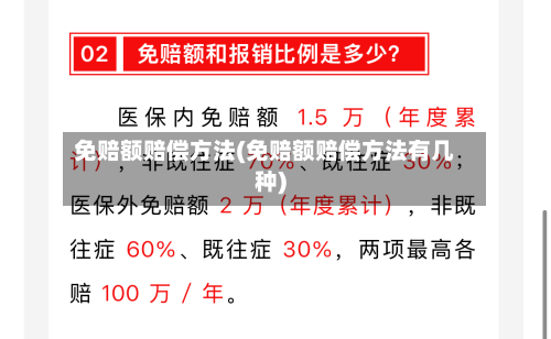 免赔额赔偿方法(免赔额赔偿方法有几种)-第3张图片