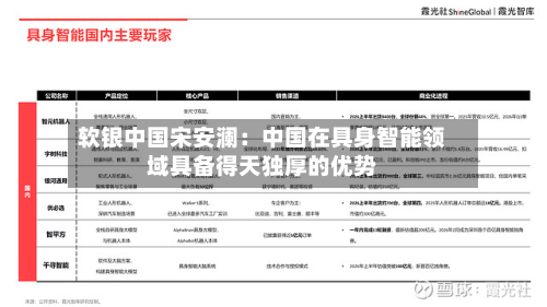 软银中国宋安澜:中国在具身智能领域具备得天独厚的优势-第2张图片