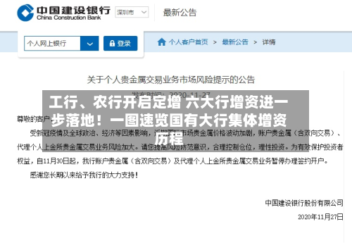 工行	、农行开启定增 六大行增资进一步落地！一图速览国有大行集体增资历程-第2张图片