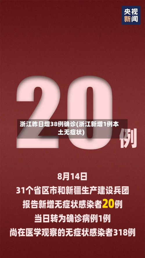 浙江昨日增38例确诊(浙江新增1例本土无症状)-第3张图片