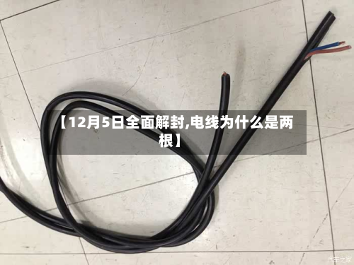 【12月5日全面解封,电线为什么是两根】-第2张图片