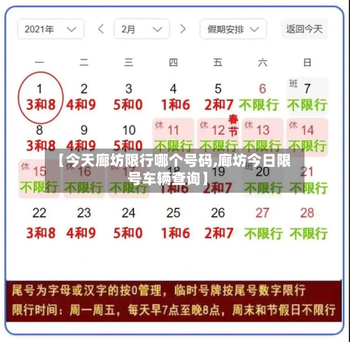 【今天廊坊限行哪个号码,廊坊今日限号车辆查询】