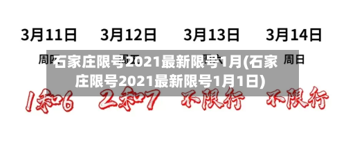石家庄限号2021最新限号1月(石家庄限号2021最新限号1月1日)-第3张图片