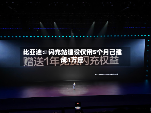 比亚迪：闪充站建设仅用5个月已建成1万座-第2张图片