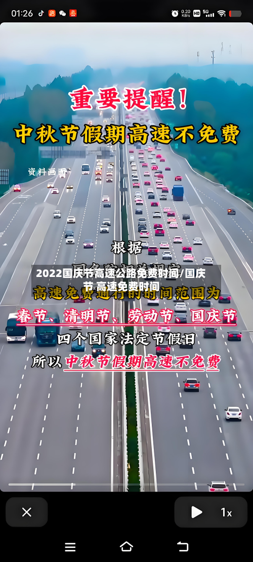2022国庆节高速公路免费时间/国庆节 高速免费时间-第2张图片