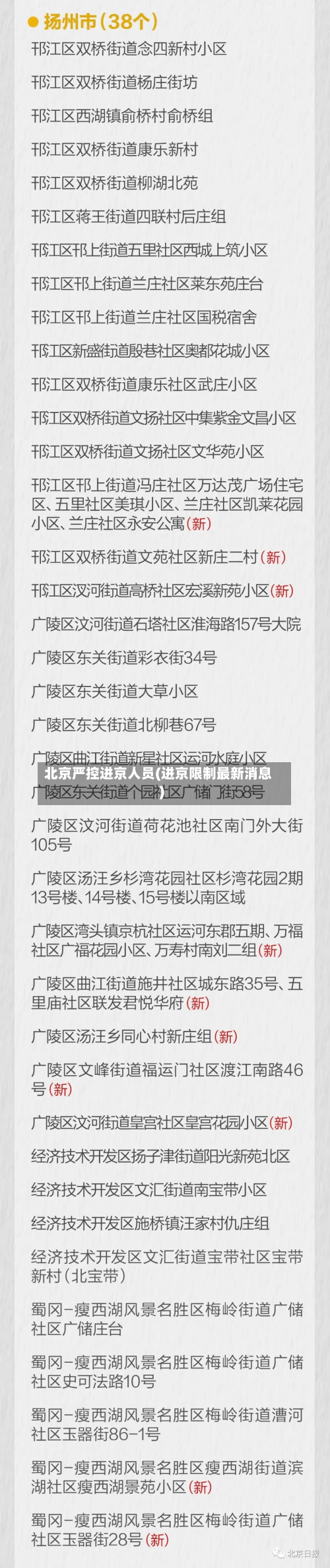 北京严控进京人员(进京限制最新消息)-第3张图片