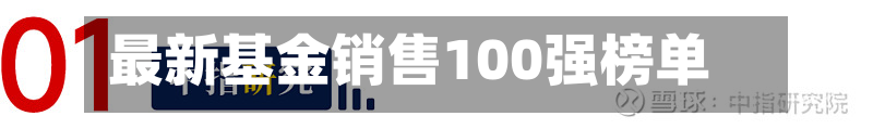 最新基金销售100强榜单-第2张图片